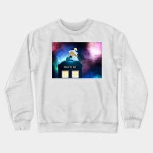 One last trip (Rainbow Nebulas) Crewneck Sweatshirt